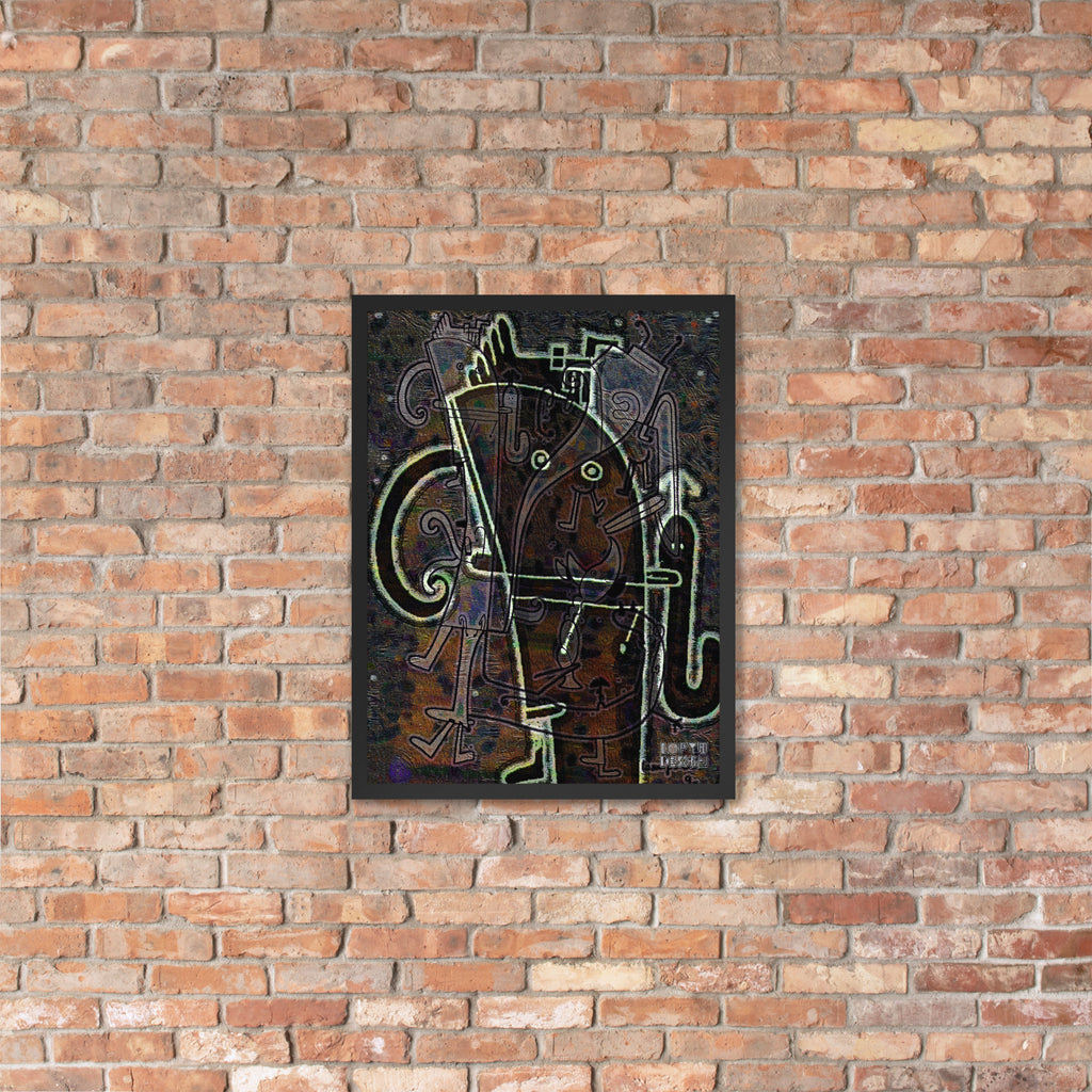 【フレーム付き】強化マットポスター・「アフタヌーンオピウム」No 164 REMIX【AO164-FP053】