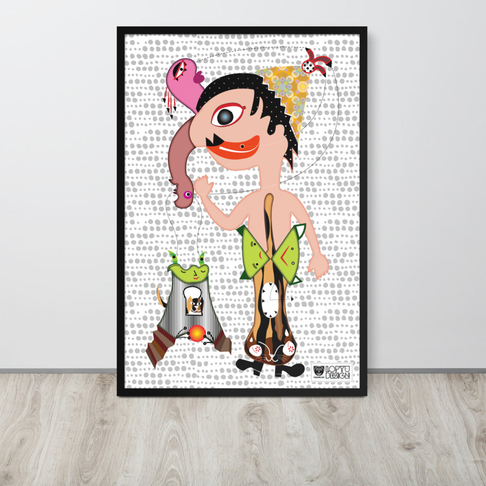 【フレーム付き】強化マットポスター・はなたらし【IL004- FP017】