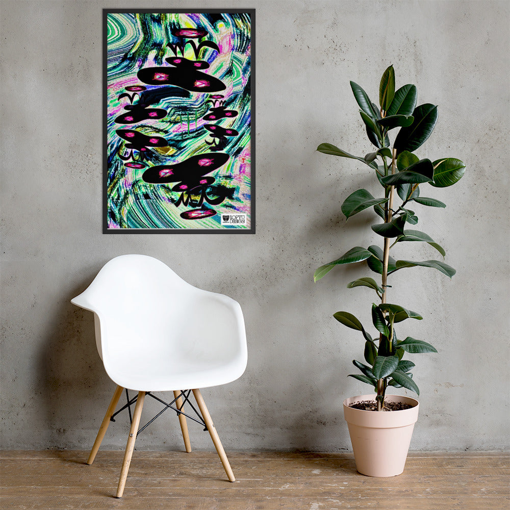 【フレーム付き】強化マットポスター・気流のダダ【CA011-FP014】