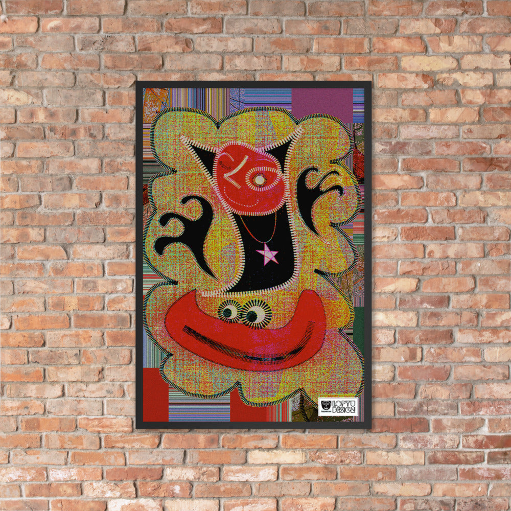 【フレーム付き】強化マットポスター・パッチ魔王ジェニー【CA005-FP012】