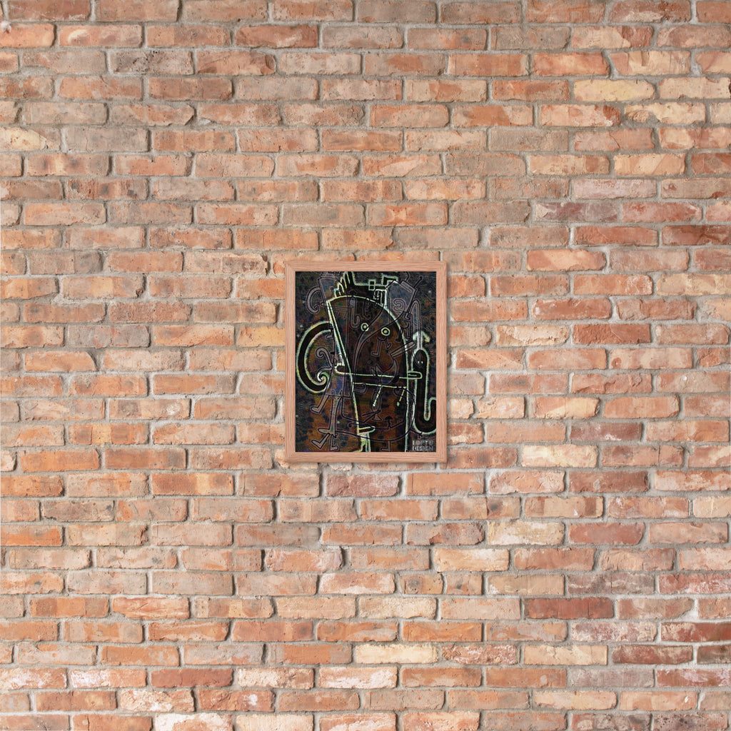 【フレーム付き】強化マットポスター・「アフタヌーンオピウム」No 164 REMIX【AO164-FP053】