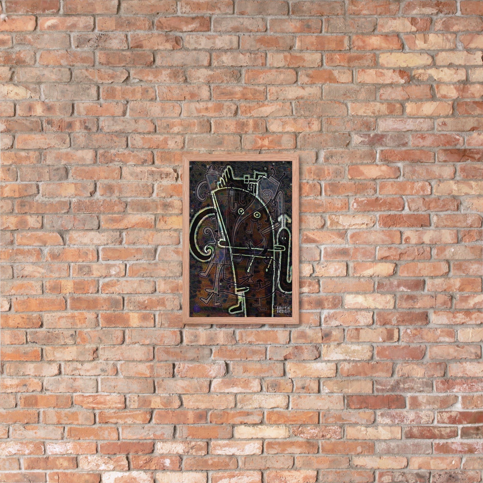 【フレーム付き】強化マットポスター・「アフタヌーンオピウム」No 164 REMIX【AO164-FP053】