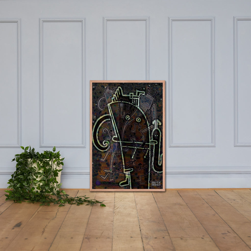 【フレーム付き】強化マットポスター・「アフタヌーンオピウム」No 164 REMIX【AO164-FP053】