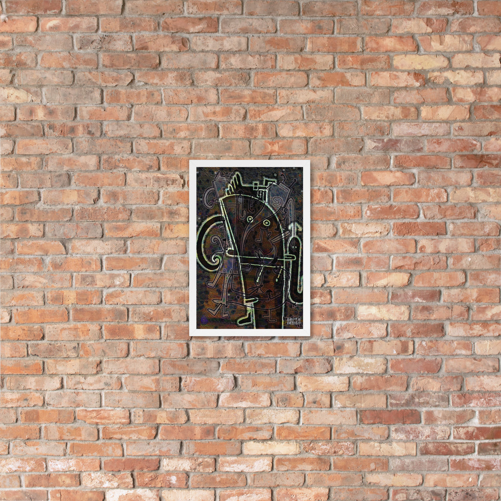 【フレーム付き】強化マットポスター・「アフタヌーンオピウム」No 164 REMIX【AO164-FP053】