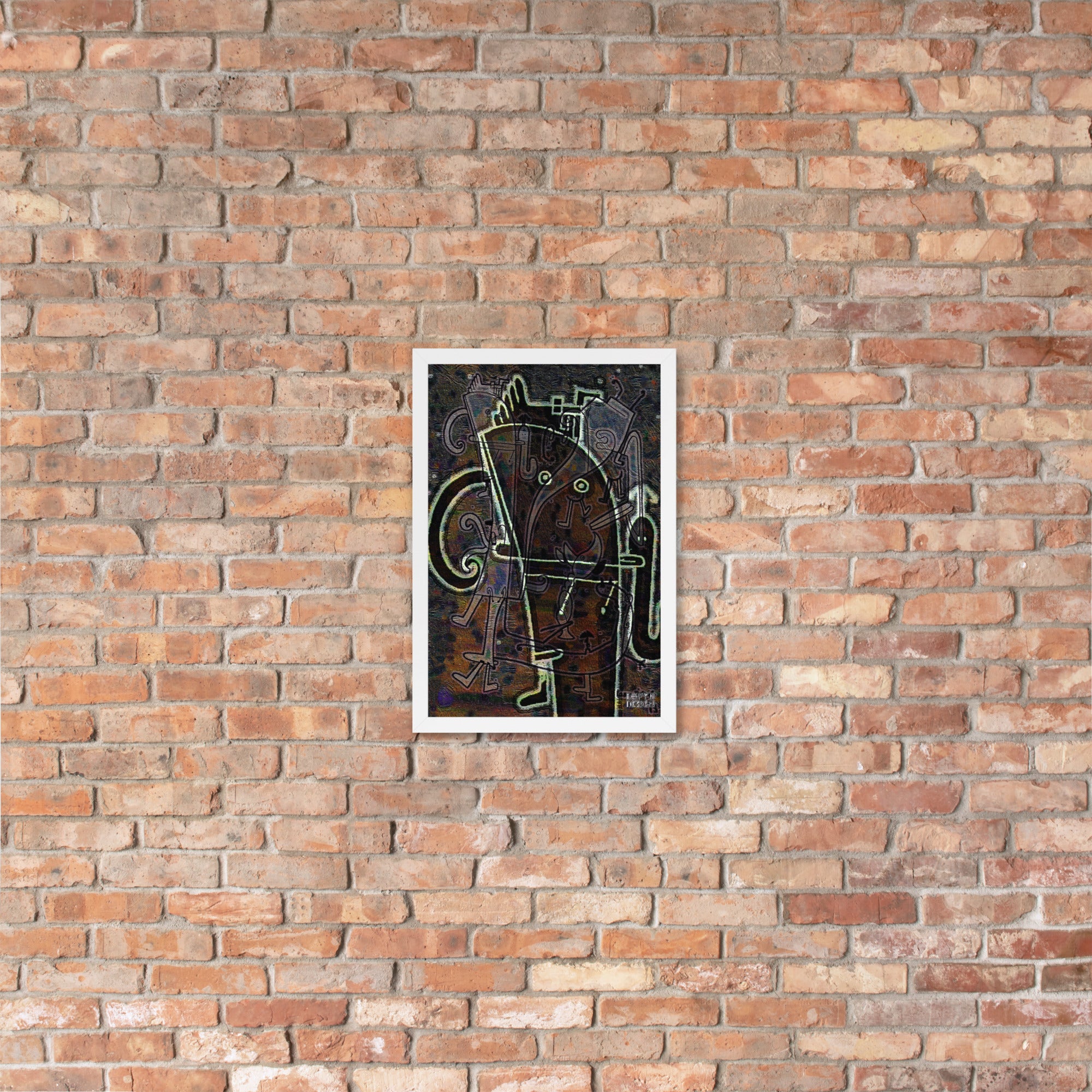 【フレーム付き】強化マットポスター・「アフタヌーンオピウム」No 164 REMIX【AO164-FP053】