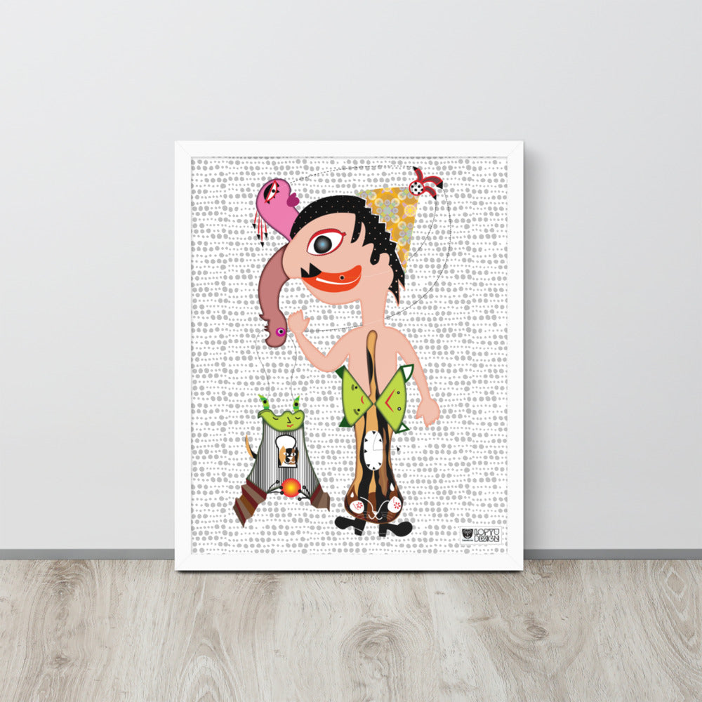 【フレーム付き】強化マットポスター・はなたらし【IL004- FP017】