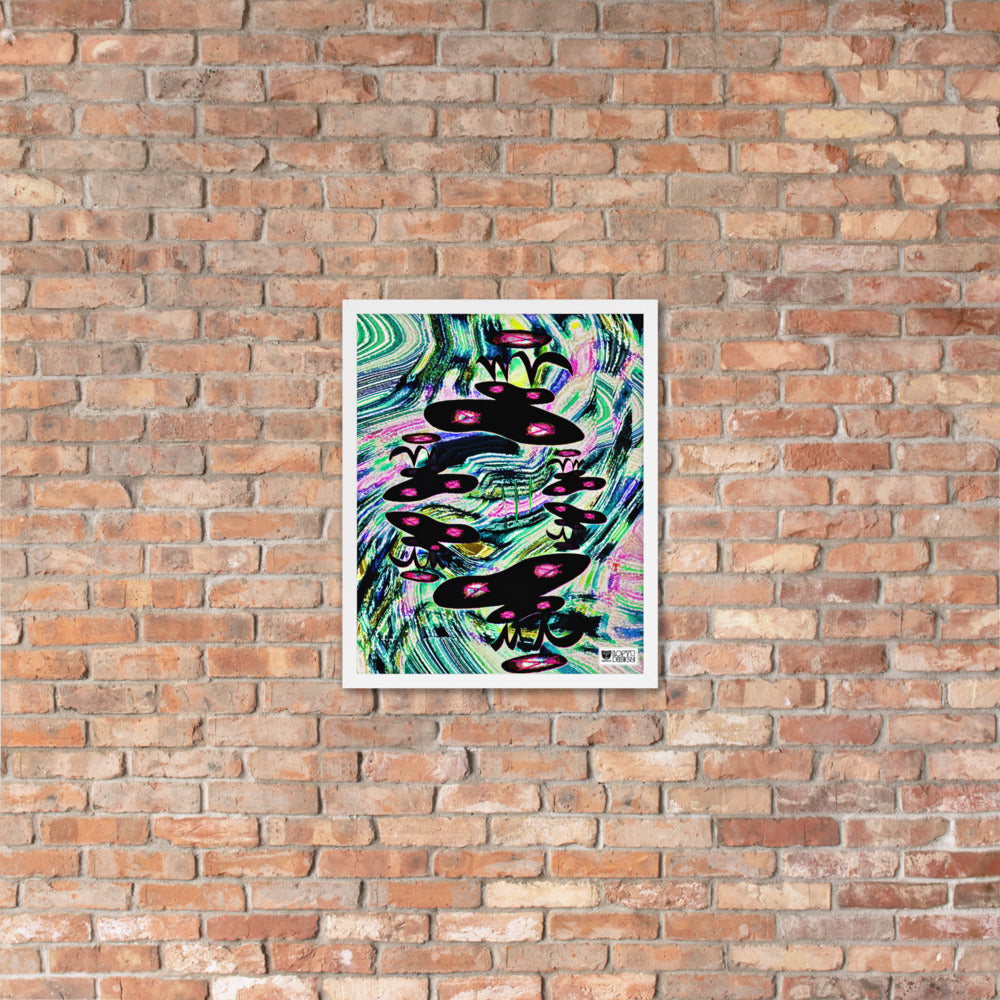 【フレーム付き】強化マットポスター・気流のダダ【CA011-FP014】