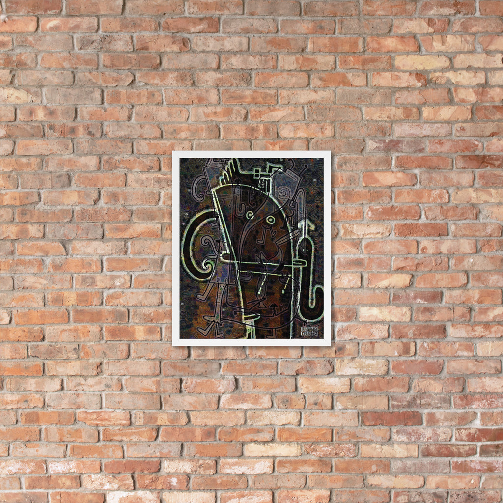 【フレーム付き】強化マットポスター・「アフタヌーンオピウム」No 164 REMIX【AO164-FP053】