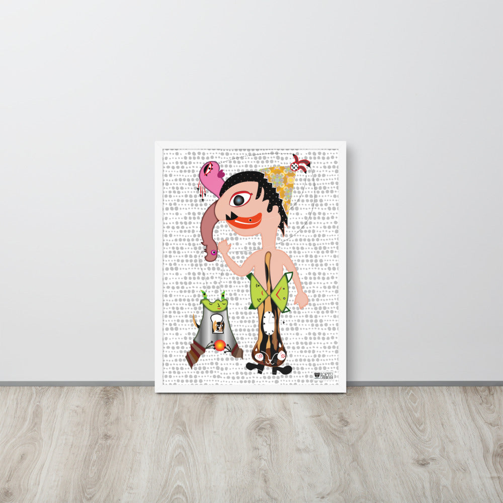 【フレーム付き】強化マットポスター・はなたらし【IL004- FP017】