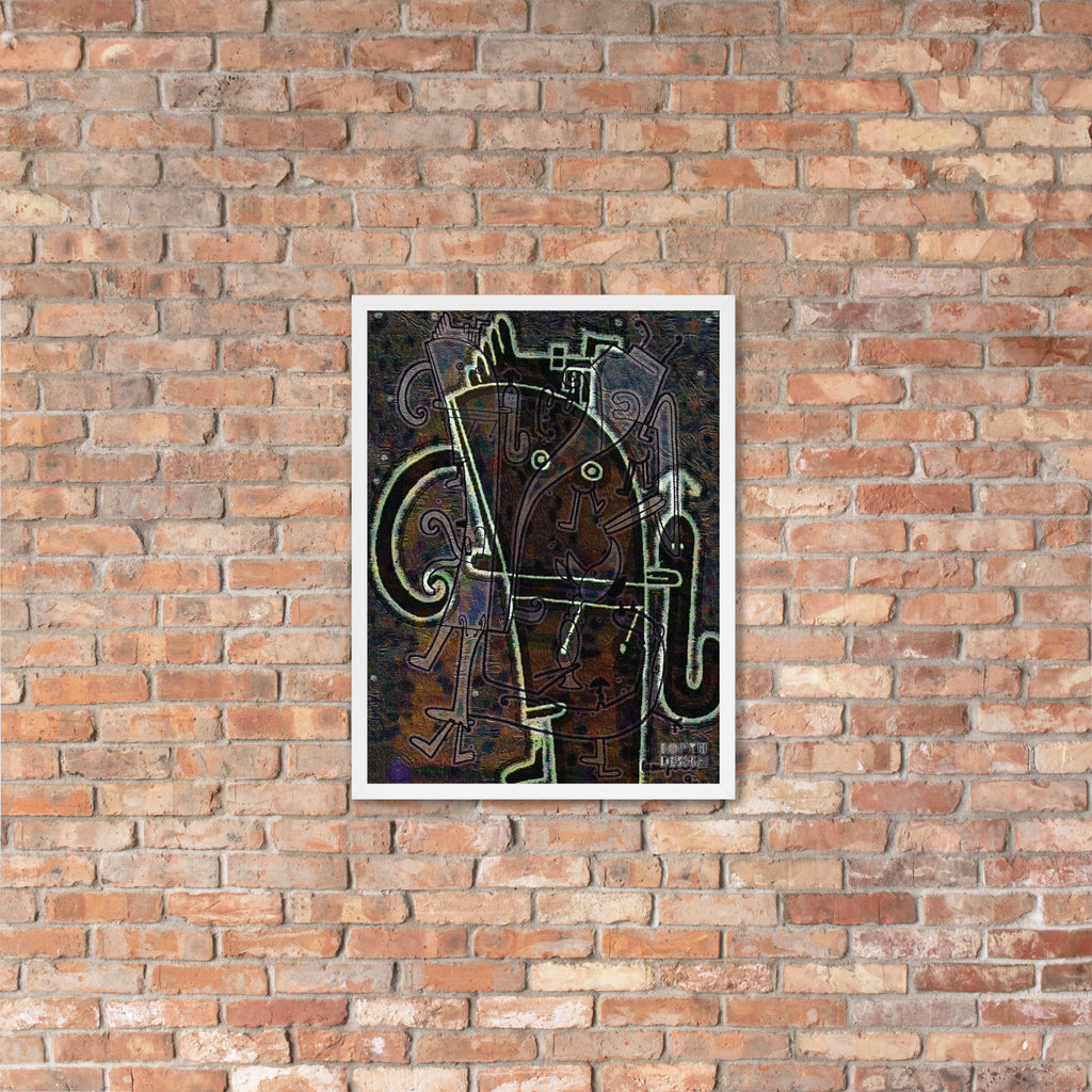 【フレーム付き】強化マットポスター・「アフタヌーンオピウム」No 164 REMIX【AO164-FP053】