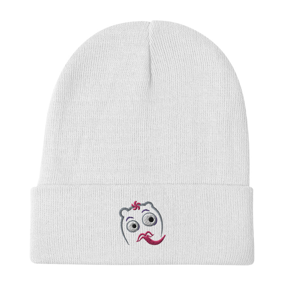 刺繍入りニット帽・宇宙のっこ刺繍【CA015-ENC001】