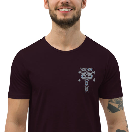 メンズ ラウンドカットTシャツ