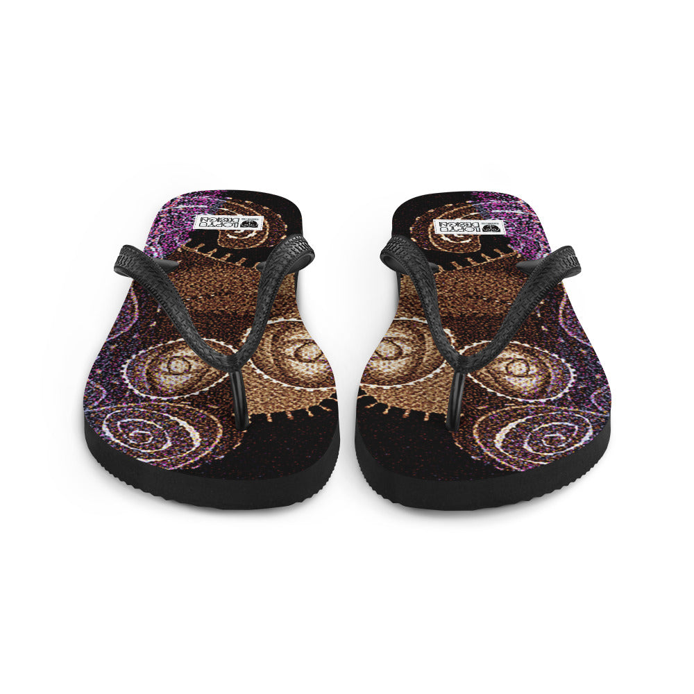 ビーチサンダル・ラメラメブラザーズ紫袖【CA002-BS014】