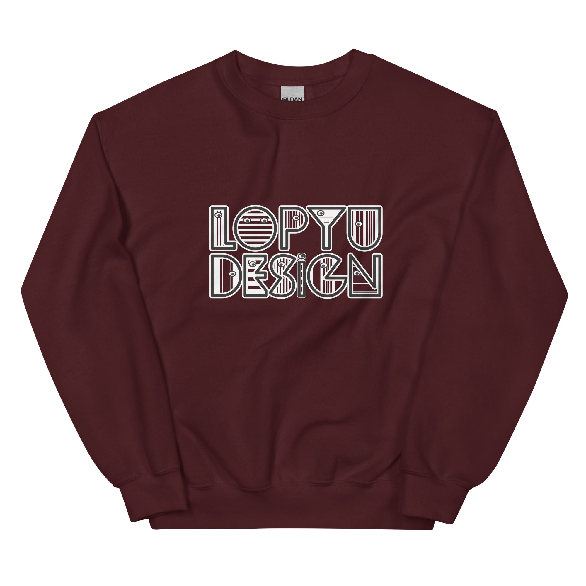 ユニセックス クルーネック スウェット ・lopyudesignロゴ【LD002-UCS003】