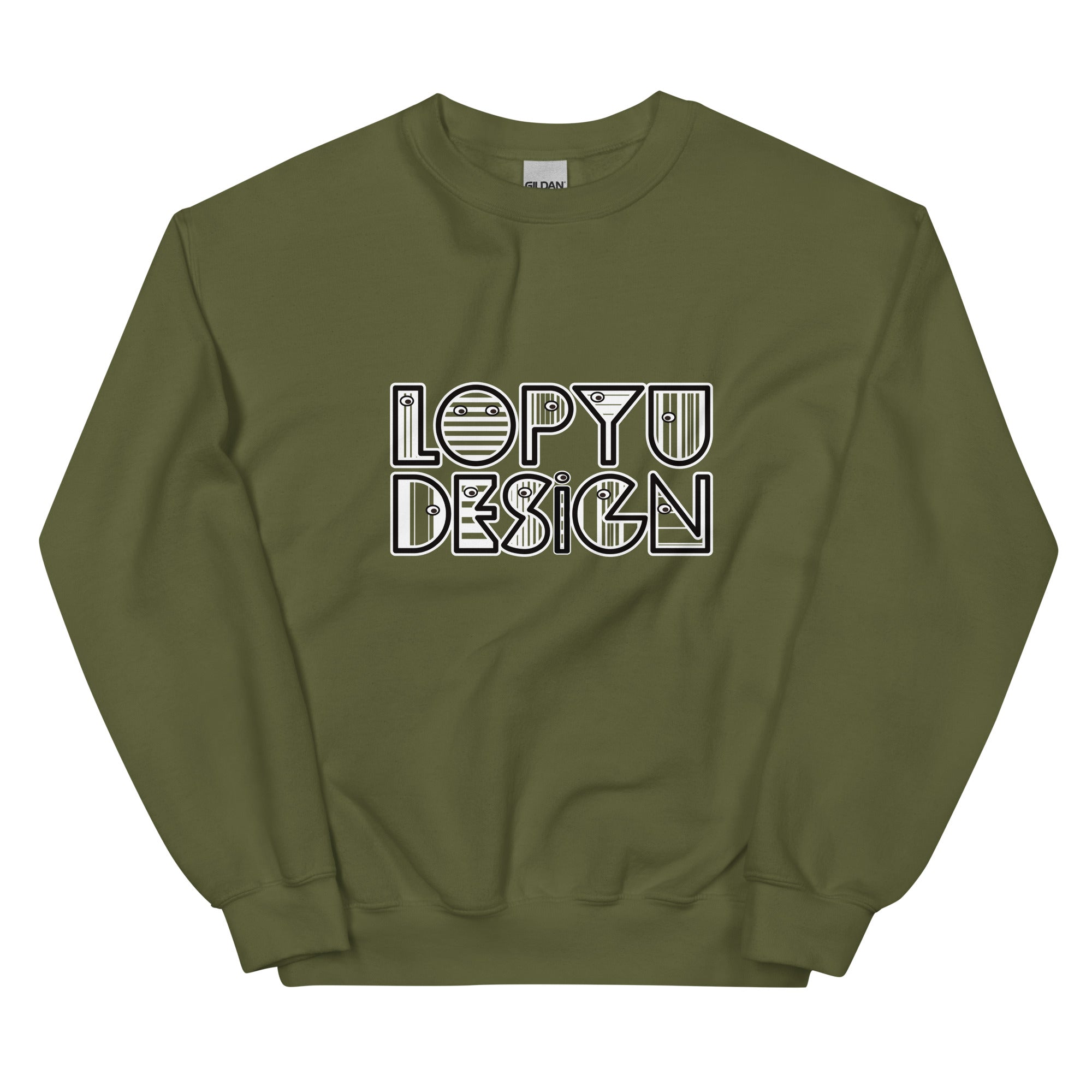 ユニセックス クルーネック スウェット ・lopyudesignロゴ【LD002-UCS003】