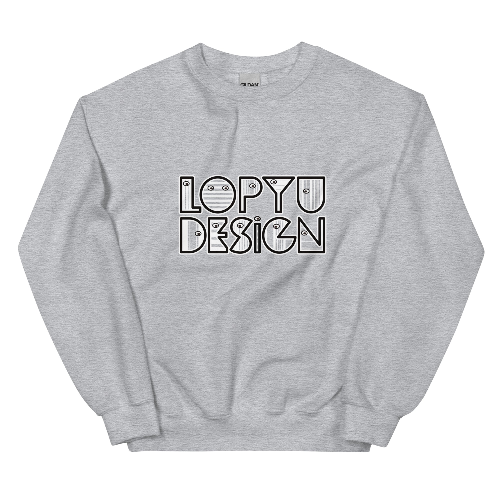 ユニセックス クルーネック スウェット ・lopyudesignロゴ【LD002-UCS003】