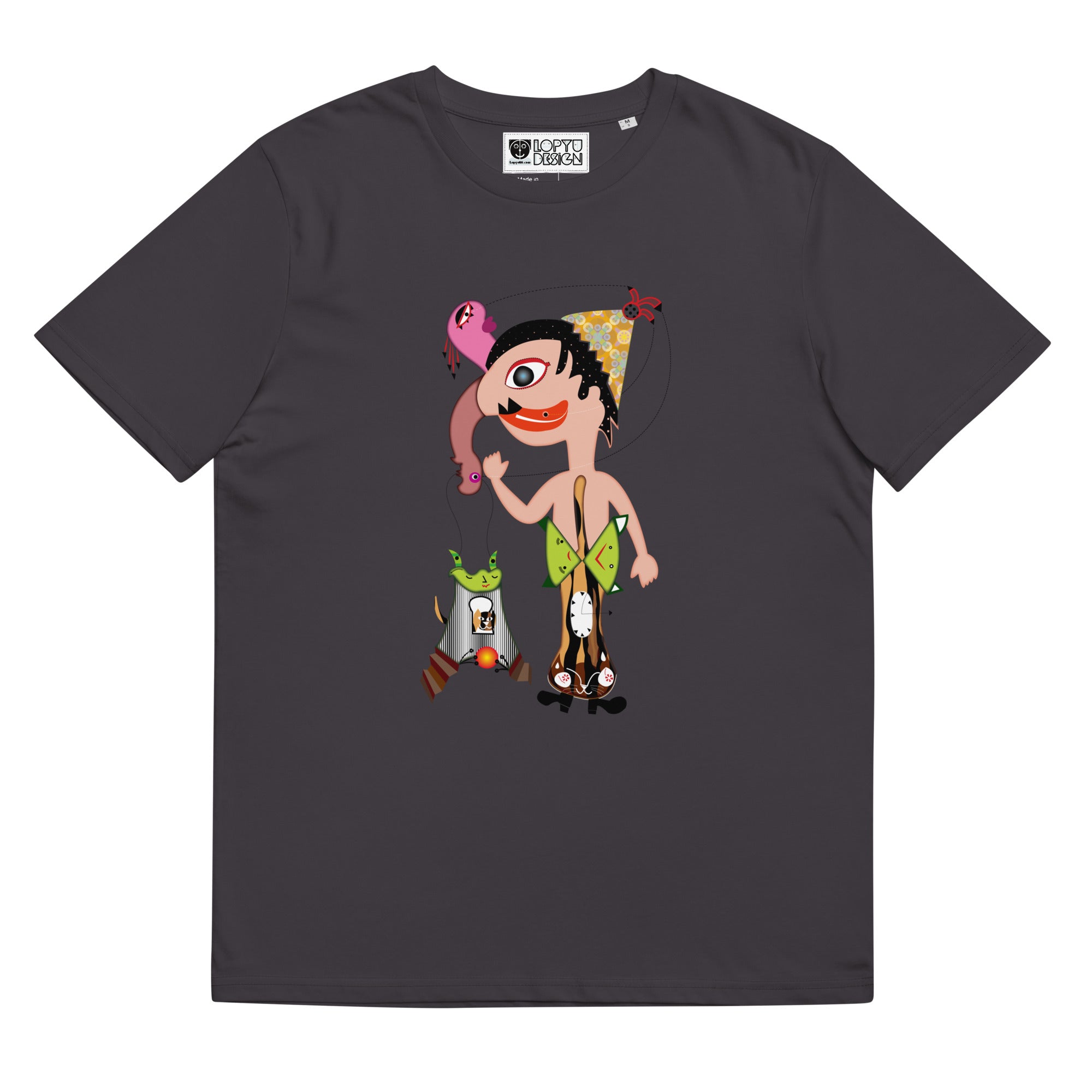 ユニセックス オーガニックコットン製Tシャツ・はなたらし【LD011- TOCU012】