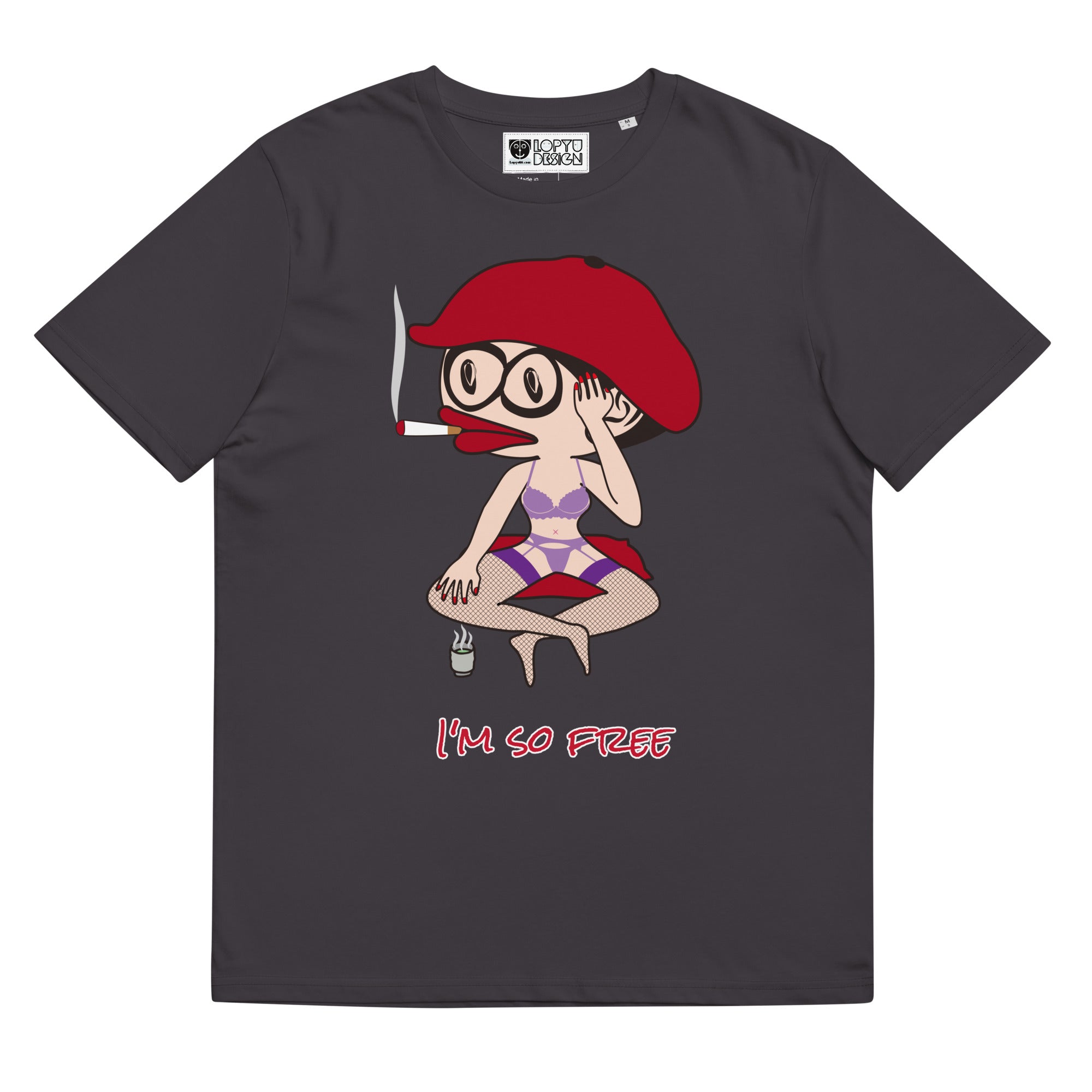 ユニセックス オーガニックコットン製Tシャツ・アネゴッティ【CA030- TOCU013】