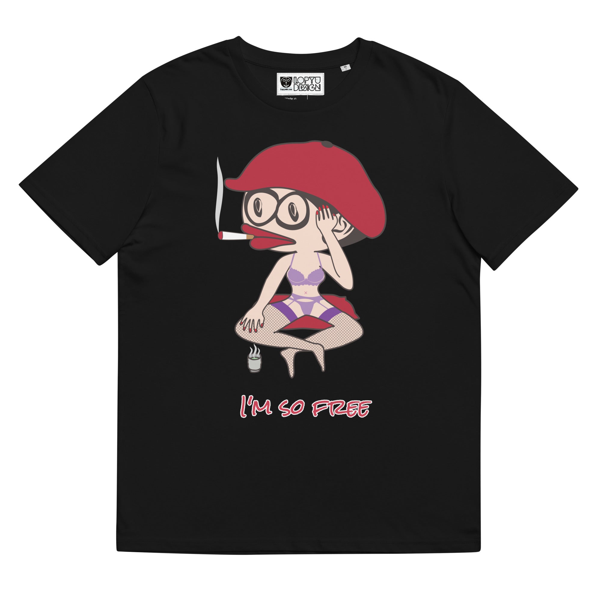 ユニセックス オーガニックコットン製Tシャツ・アネゴッティ【CA030- TOCU013】