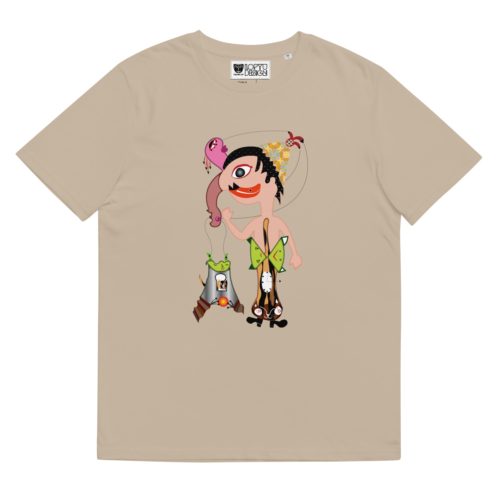 ユニセックス オーガニックコットン製Tシャツ・はなたらし【LD011- TOCU012】