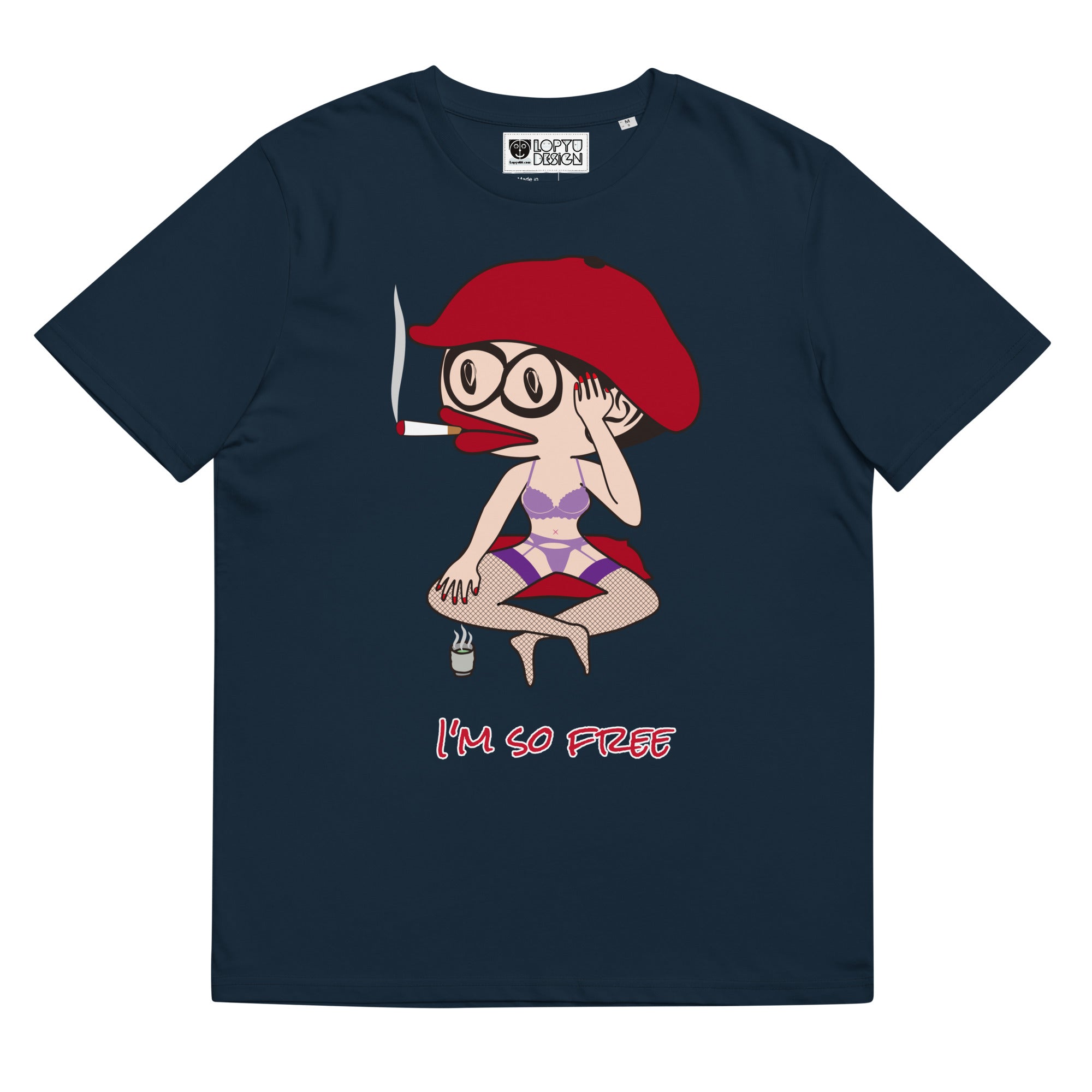ユニセックス オーガニックコットン製Tシャツ・アネゴッティ【CA030- TOCU013】