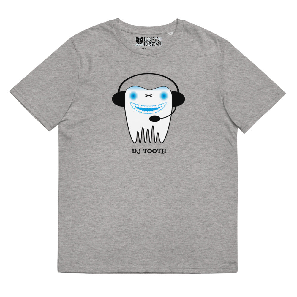 ユニセックス オーガニックコットン製Tシャツ・DJ トゥース【CA034- TOCU005】