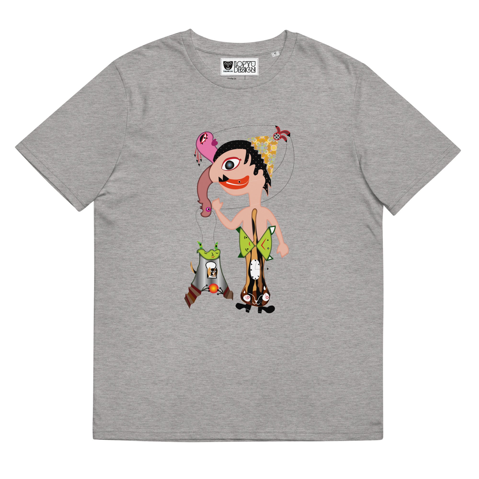 ユニセックス オーガニックコットン製Tシャツ・はなたらし【LD011- TOCU012】