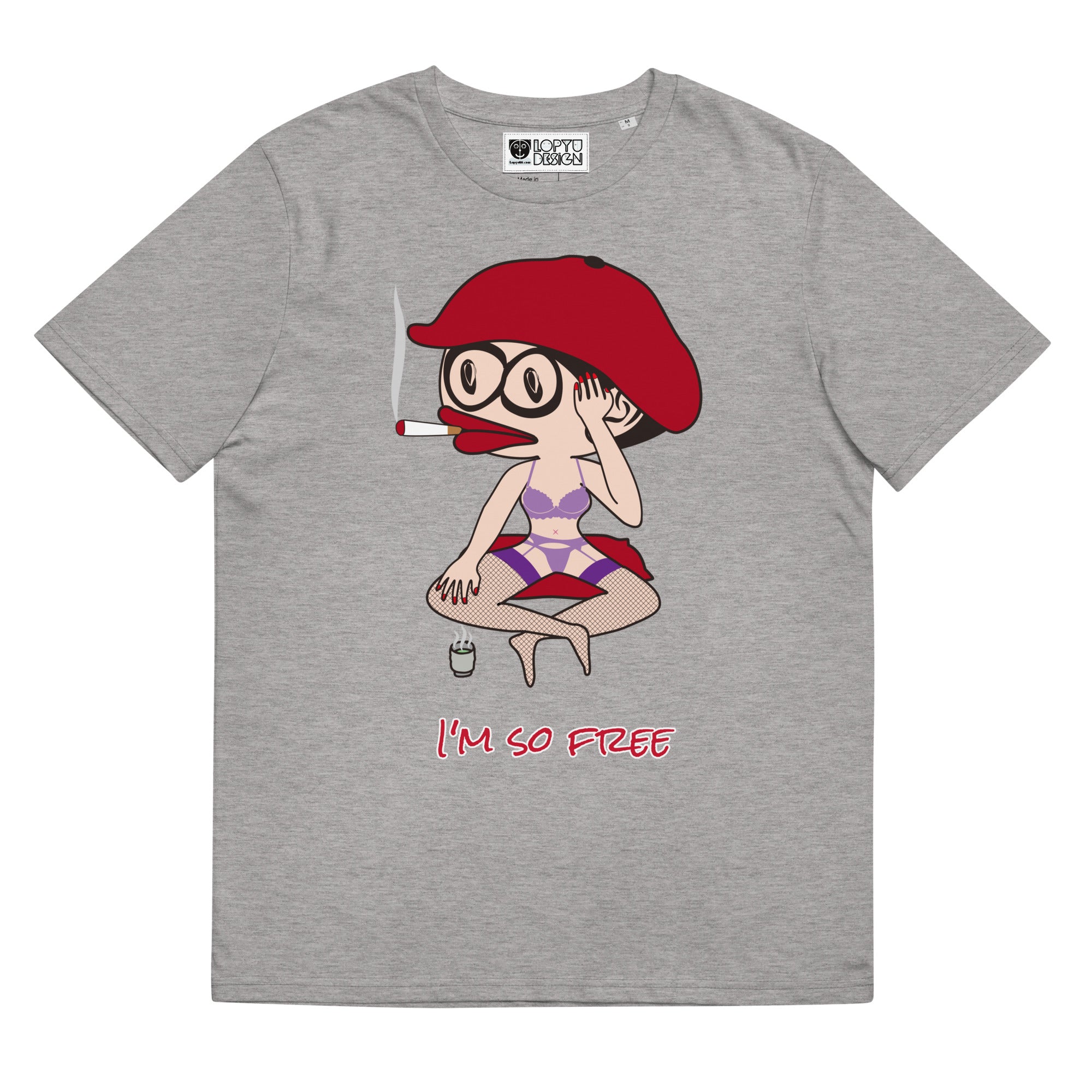 ユニセックス オーガニックコットン製Tシャツ・アネゴッティ【CA030- TOCU013】