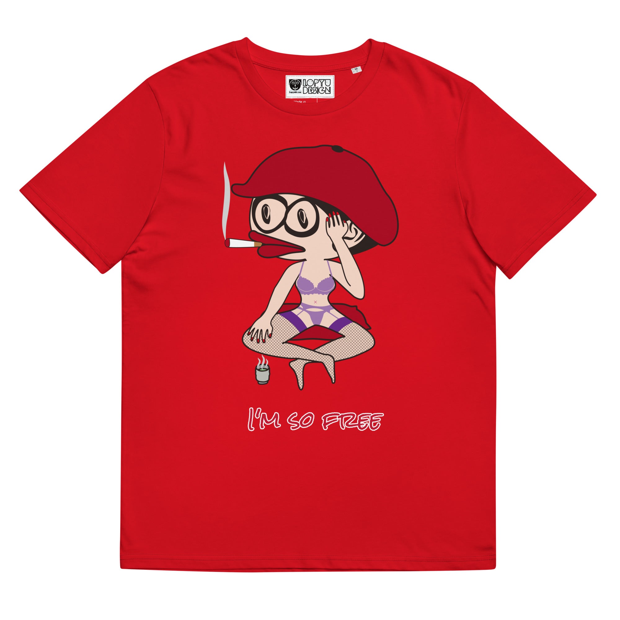 ユニセックス オーガニックコットン製Tシャツ・アネゴッティ【CA030- TOCU013】