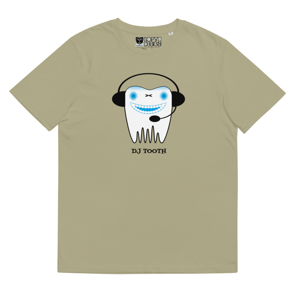 ユニセックス オーガニックコットン製Tシャツ・DJ トゥース【CA034- TOCU005】