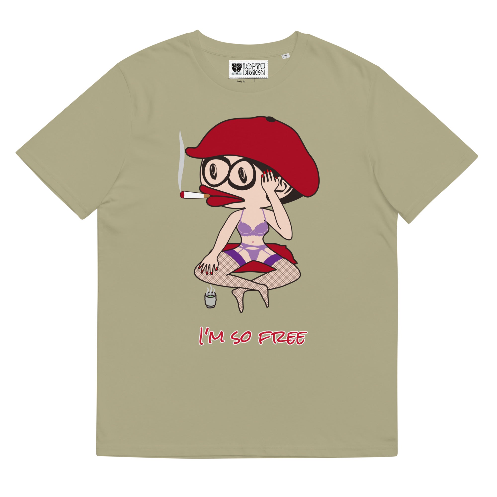 ユニセックス オーガニックコットン製Tシャツ・アネゴッティ【CA030- TOCU013】