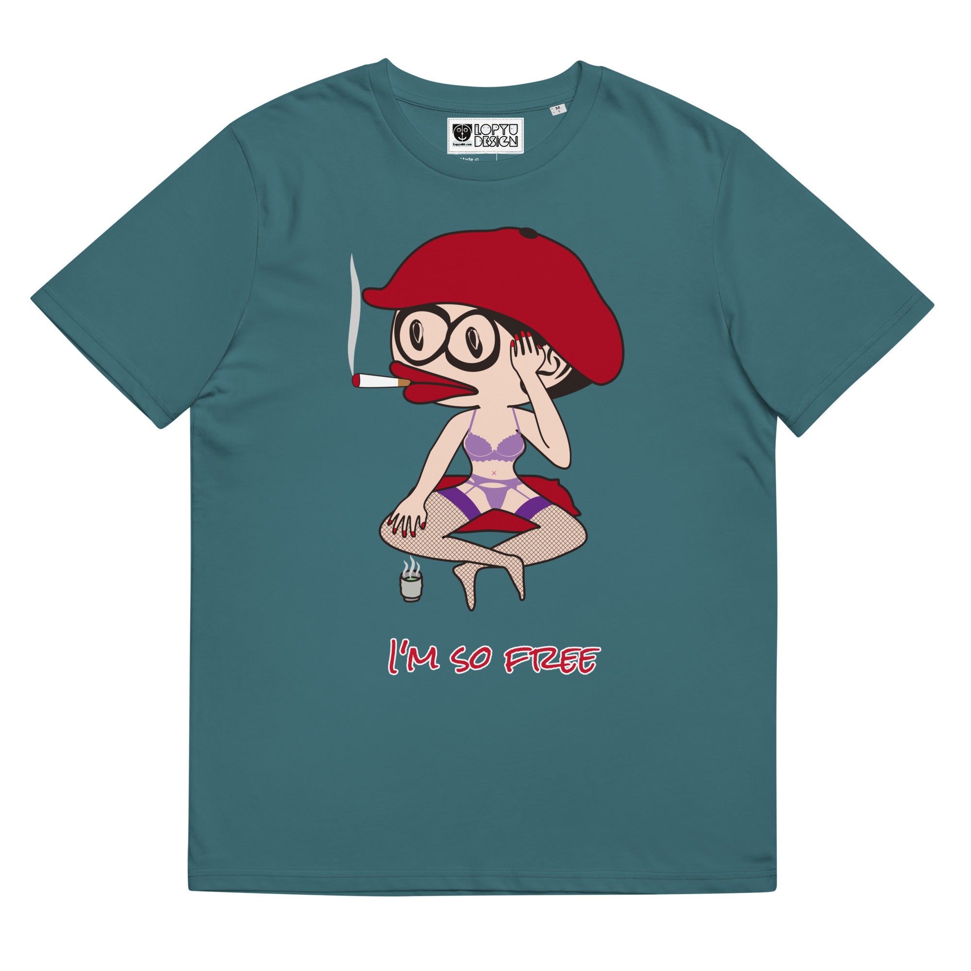 ユニセックス オーガニックコットン製Tシャツ・アネゴッティ【CA030- TOCU013】