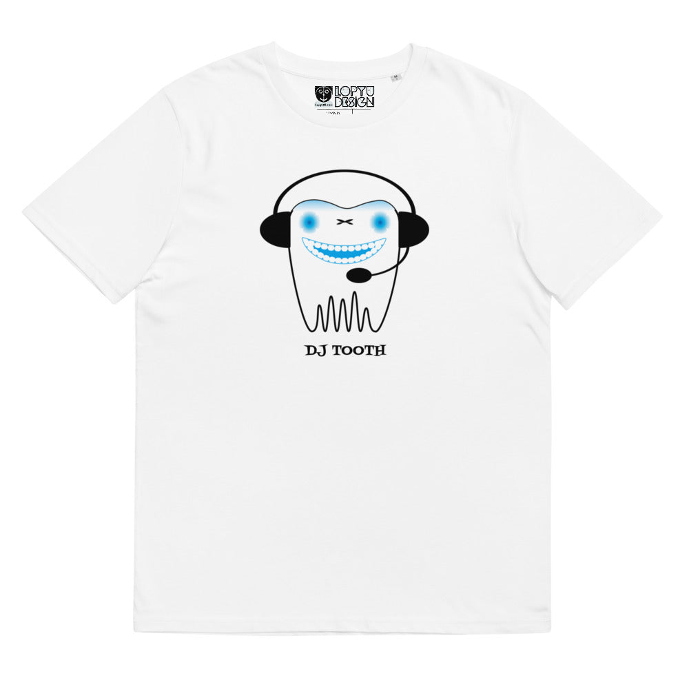 ユニセックス オーガニックコットン製Tシャツ・DJ トゥース【CA034- TOCU005】