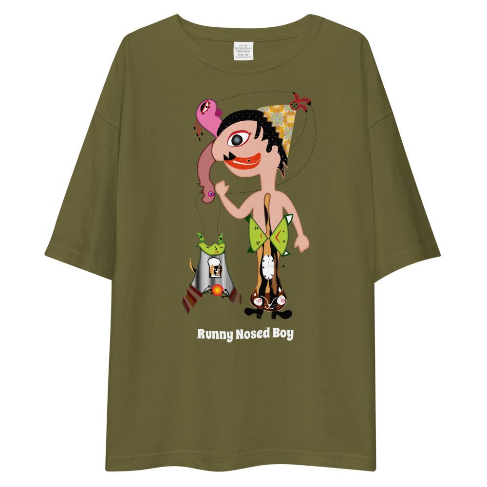 ユニセックス ビッグシルエット Tシャツ・鼻垂らし【IL010- TBSU004】