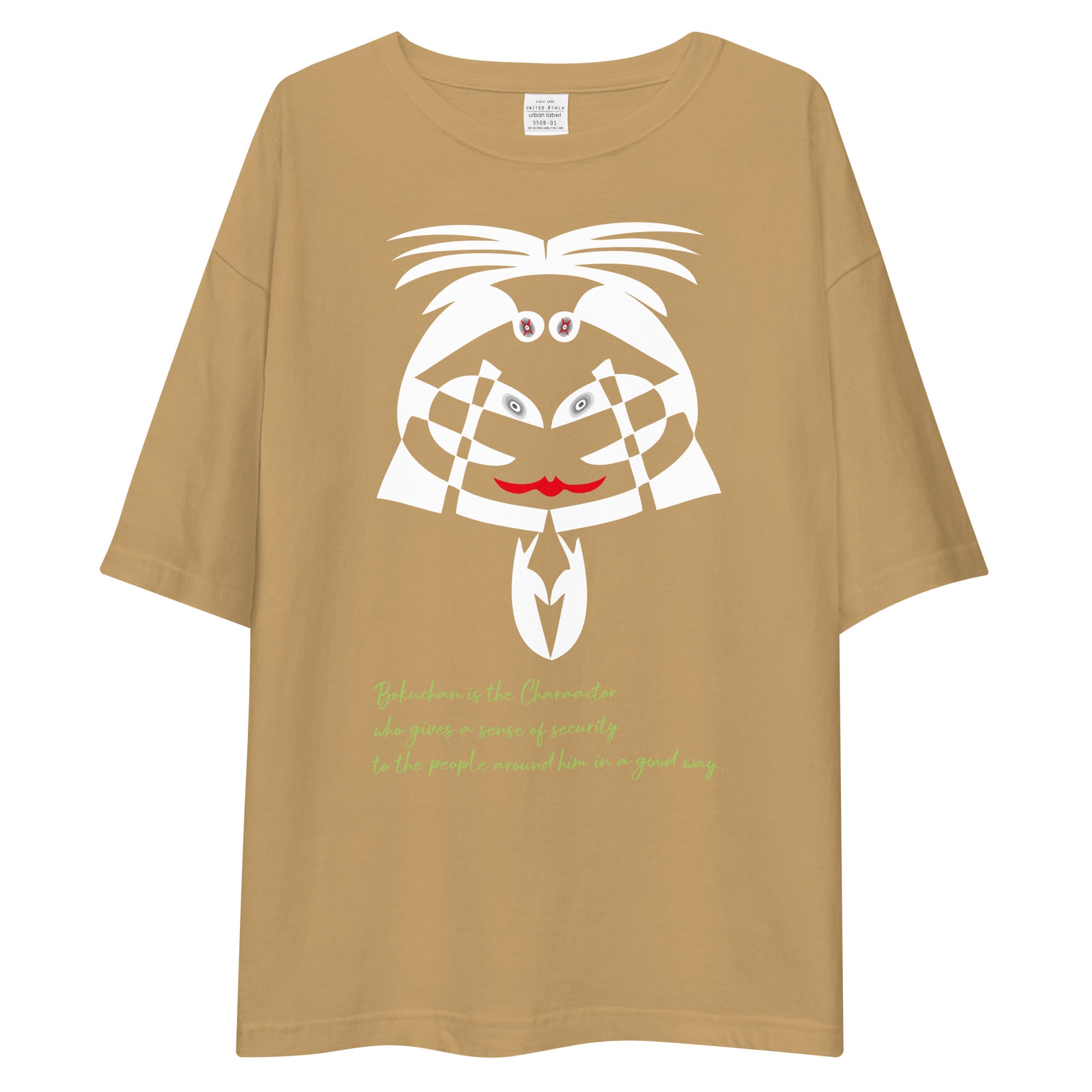 ユニセックス ビッグシルエット Tシャツ・ホワイトボクチャン【CA003- TBSU002】