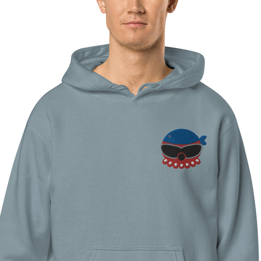 ユニセックス 顔料染め パーカー