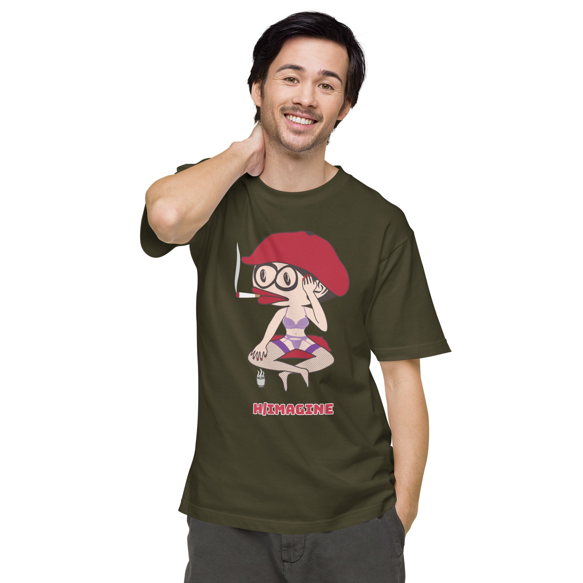 ユニセックス ヘビーウェイト 半袖Tシャツ・アネゴッティ【CA030- THWU013】