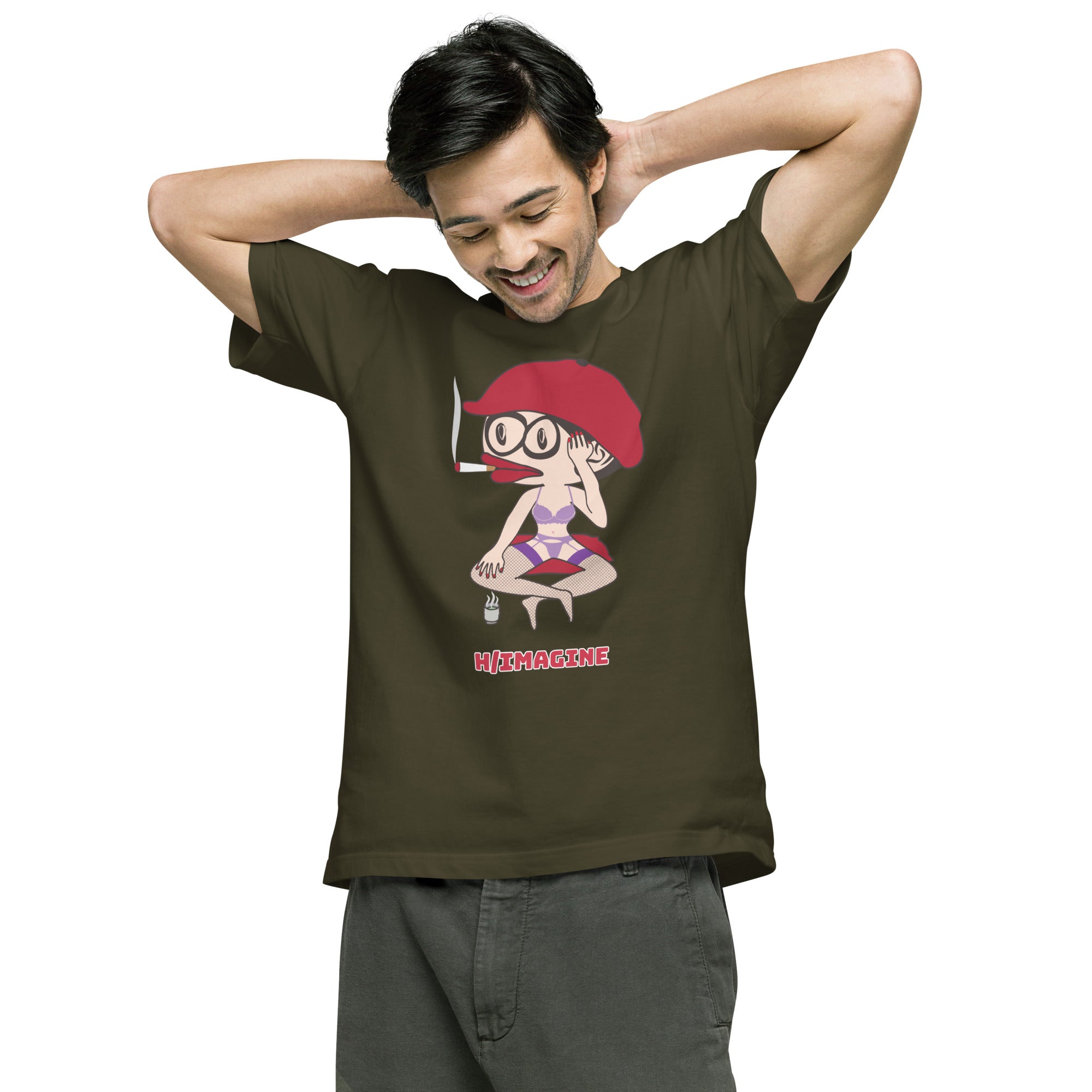 ユニセックス ヘビーウェイト 半袖Tシャツ・アネゴッティ【CA030- THWU013】