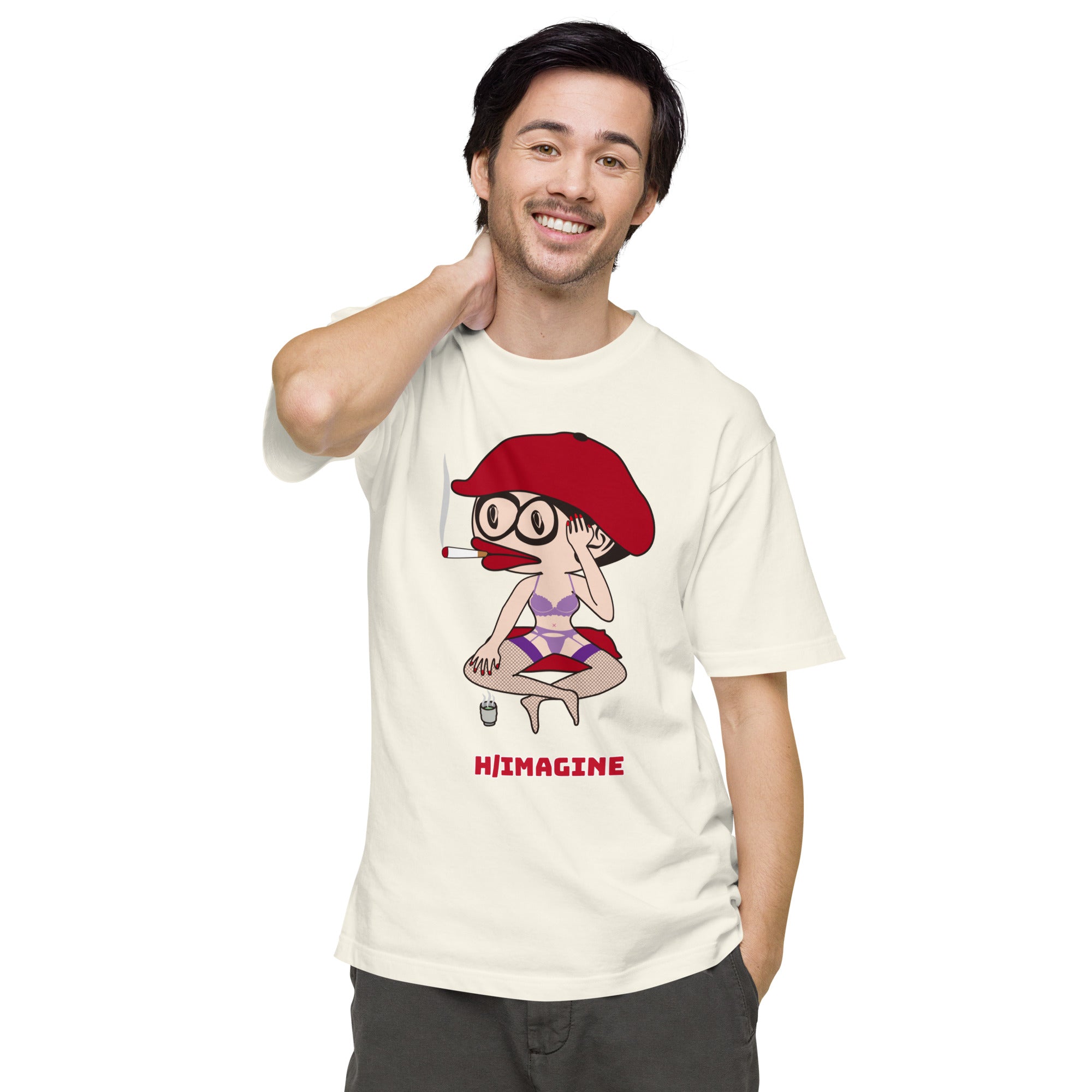 ユニセックス ヘビーウェイト 半袖Tシャツ・アネゴッティ【CA030- THWU013】