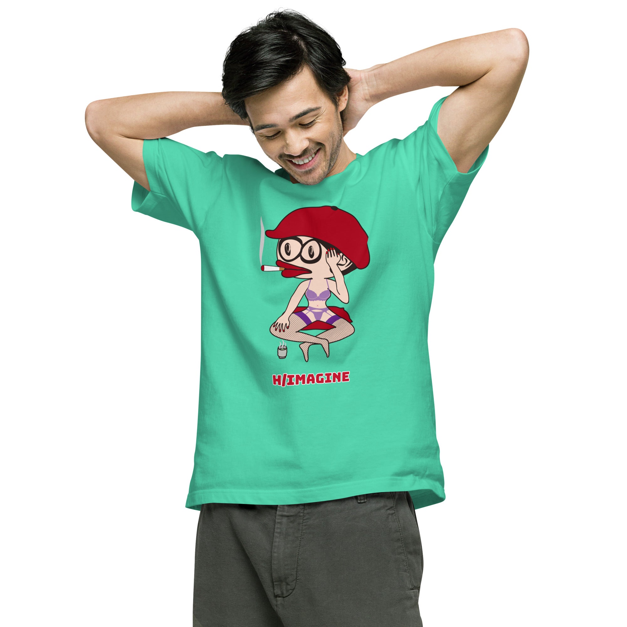 ユニセックス ヘビーウェイト 半袖Tシャツ・アネゴッティ【CA030- THWU013】