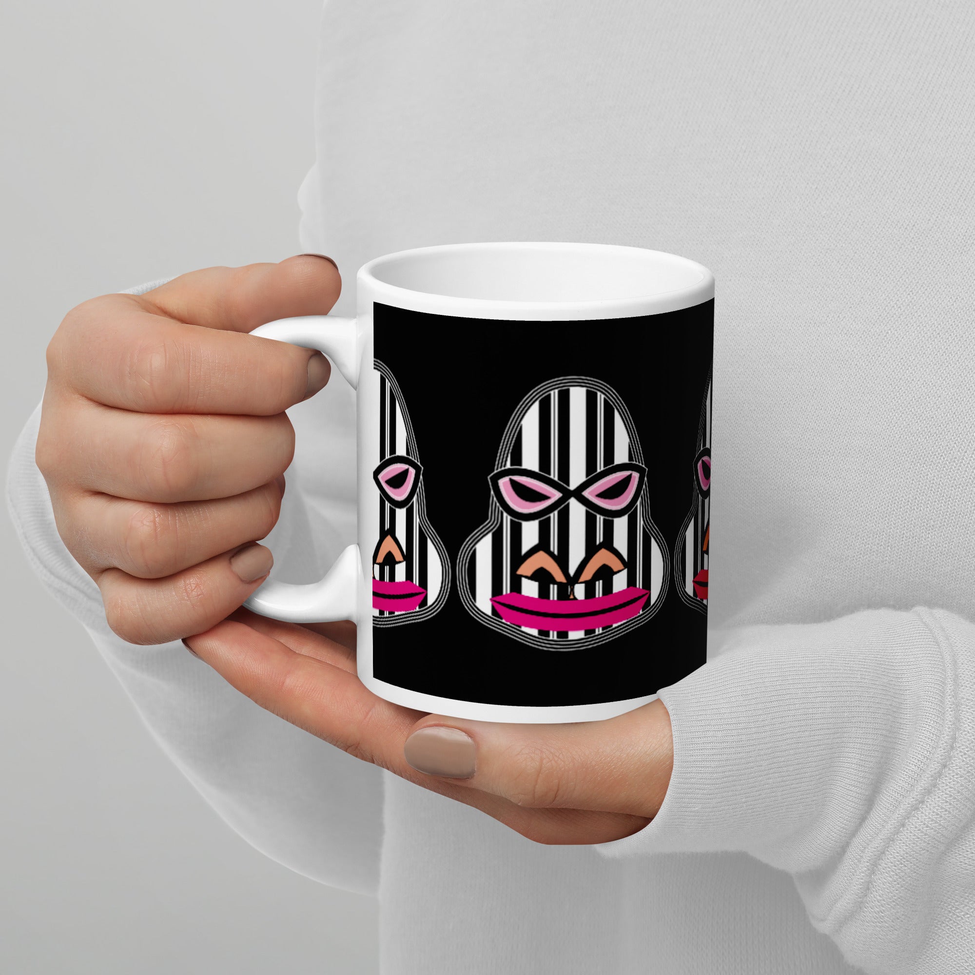 マグカップ（白）・ゴリラダダ【CA031- MG010】