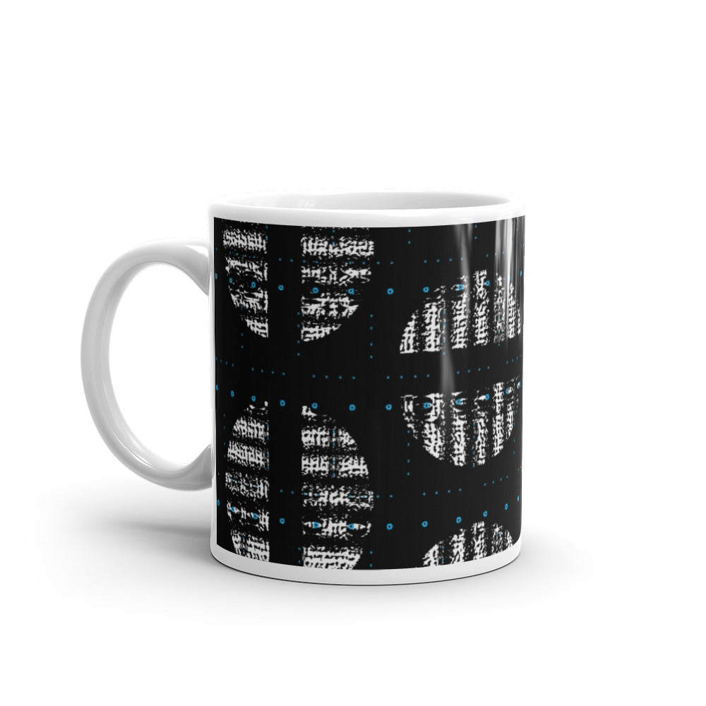 マグカップ（白）・黒イジドールモダン【CA001- MG0024】