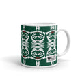 マグカップ（白）・ボクチャン模様グリーン【CA003- MG013】