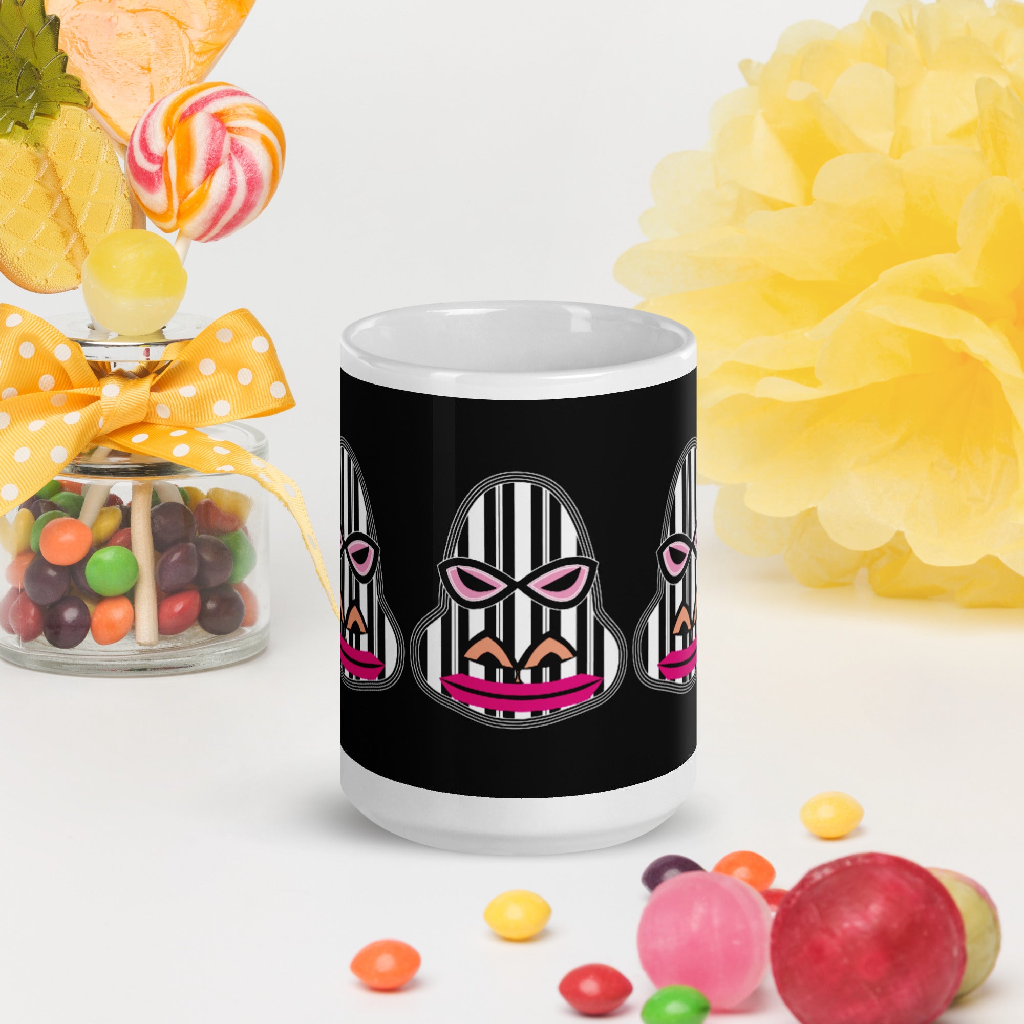 マグカップ（白）・ゴリラダダ【CA031- MG010】