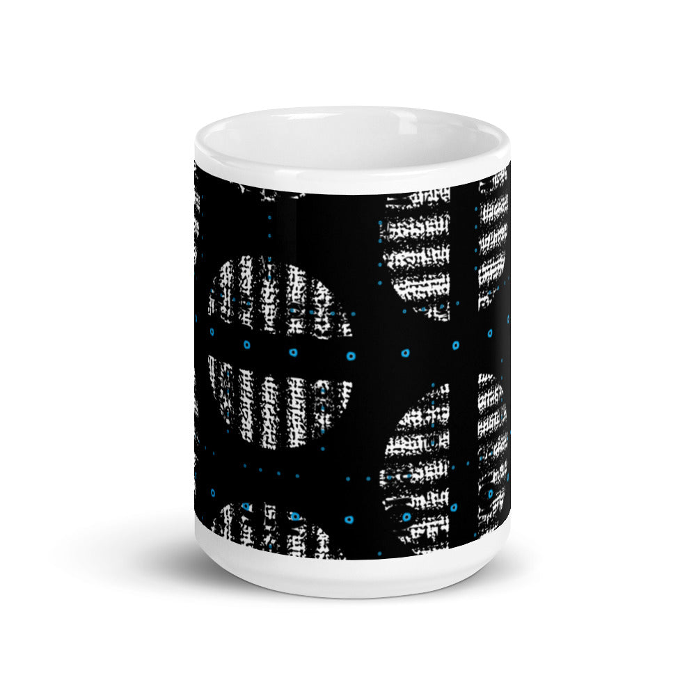 マグカップ（白）・黒イジドールモダン【CA001- MG0024】