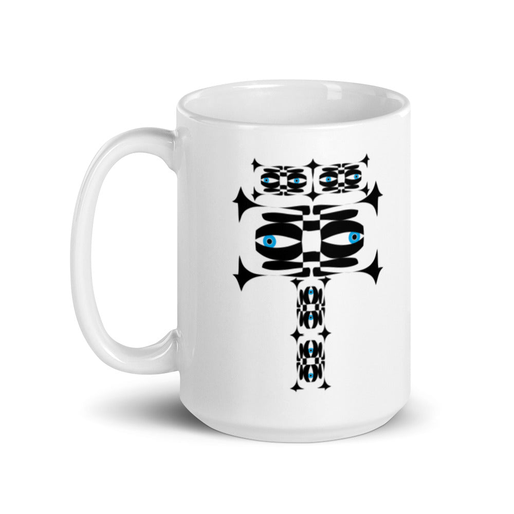 マグカップ（白）・イジドールハーフハーフ【CA001- MG020】