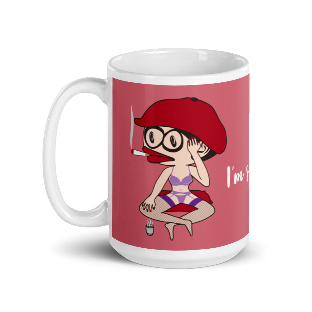 マグカップ（白）・アネゴッティ【CA030- MG021】