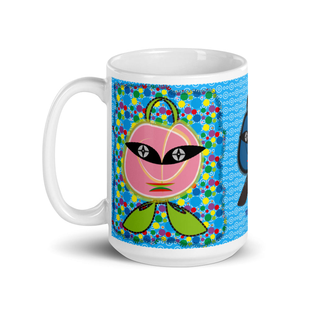 マグカップ（白）・ドッツトートボーイ【CA017- MG022】