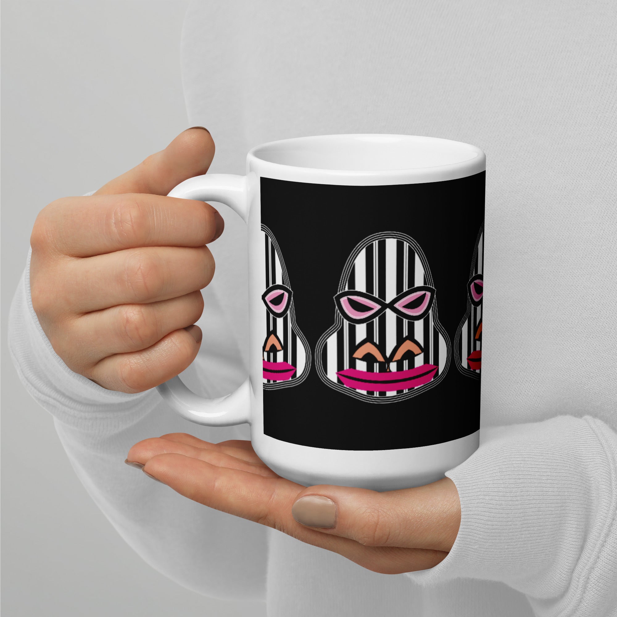 マグカップ（白）・ゴリラダダ【CA031- MG010】