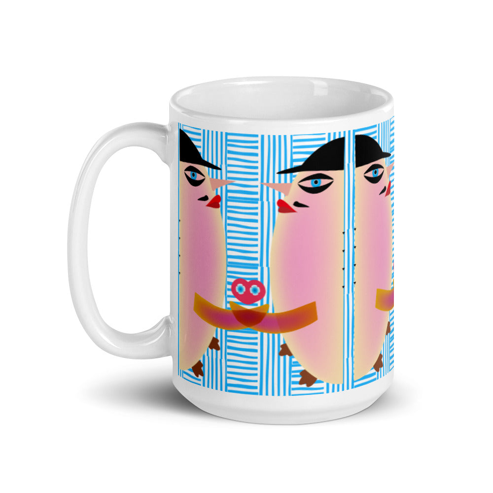 マグカップ（白）・タマゴッツペグモ【CA026-MG023】